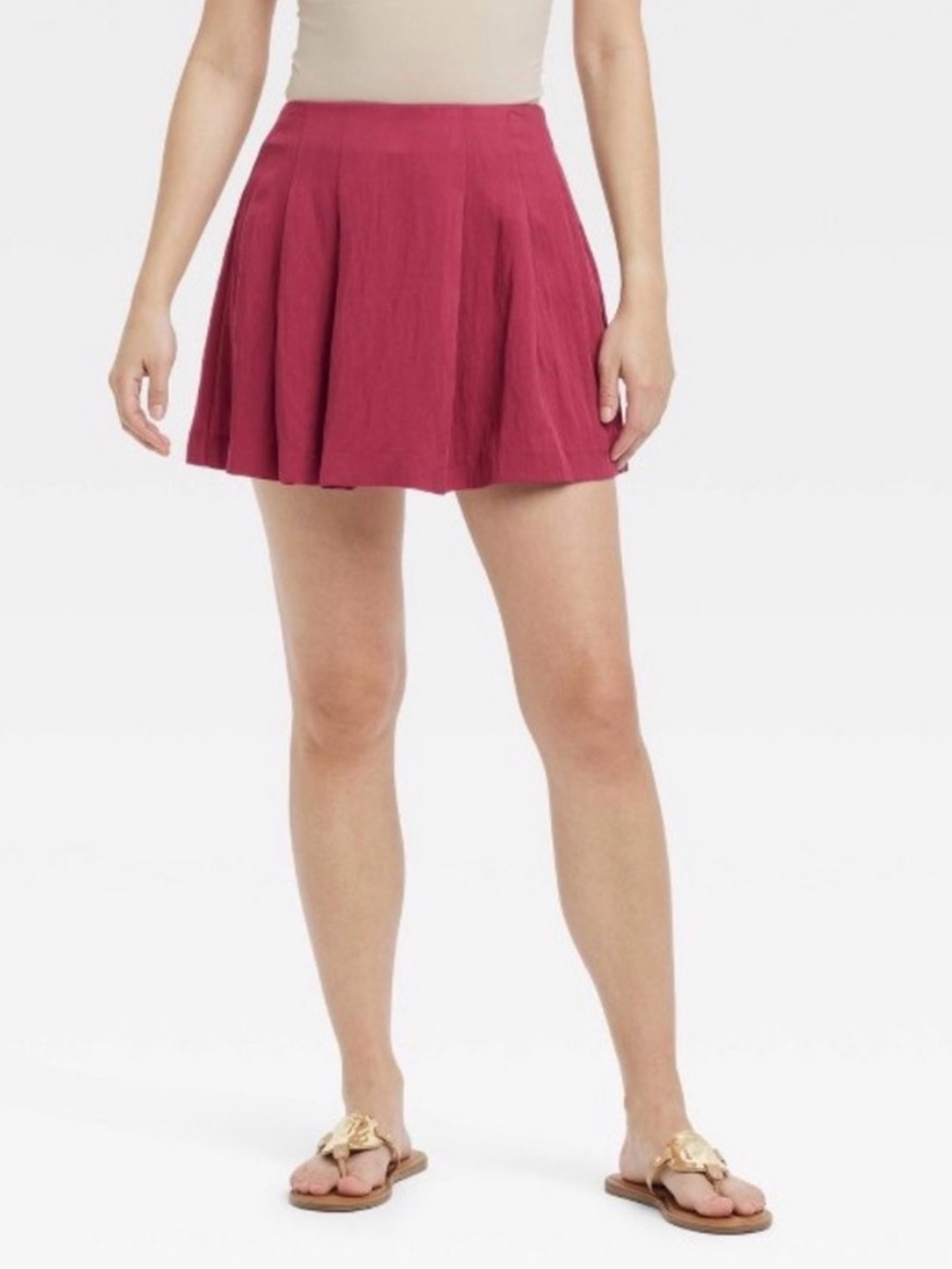 Target A New Day Pleated Skort - Berry - Size 14